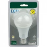 Dunelm 13W LED ES Pearl Bulb White