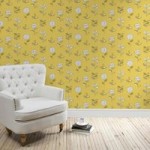 Elements Sunflower Wallpaper Ochre