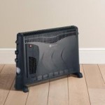 2KW Convector Heater with Turbo & Timer Black
