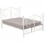 Florence Metal Bedstead White