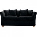 Kendle 2 Seater Sofa Bed Black