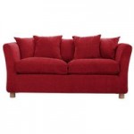 Kendle 2 Seater Sofa Bed Red