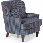 Moffatt Fabric Armchair Blue
