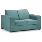 Ada Fabric 2 Seater Sofa Blue