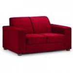 Ada Fabric 2 Seater Sofa Red