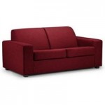 Ada 3 Seater Fabric Sofa Bed Red