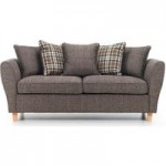 Ashbourne Fabric 3 Seater Sofa Brown