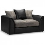 Byron 2 Seater Sofa Grey/Black