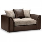 Byron 2 Seater Sofa Brown/Beige