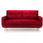 Hockney 3 Seater Sofa Red