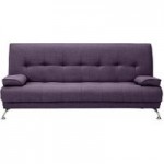 Venice Fabric Sofa Bed Purple