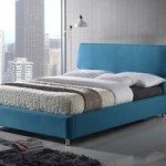 Sienna Teal Fabric Bed Teal (Blue)