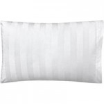 5A Fifth Avenue Egyptian Cotton 300 Thread Count Stripe White Housewife Pillowcase White