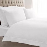 5A Fifth Avenue Egyptian Cotton 300 Thread Count White Oxford Duvet Cover White
