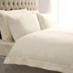 5A Fifth Avenue Egyptian Cotton 300 Thread Count Cream Oxford Duvet Cover Cream