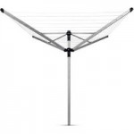 Brabantia 60 Metre 4 Arm Liftomatic Rotary Washing Line Silver