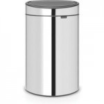 Brabantia 40 Litre Steel Touch Bin Steel