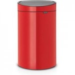 Brabantia 40 Litre Red Touch Bin Red