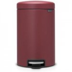 Brabantia NewIcon 12 Litre Windsor Red Pedal Bin Windsor Red