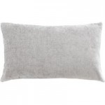 Chenille Grey Rectangular Cushion Dove (Grey)