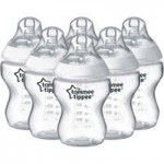 Tommee Tippee Closer To Nature 6 Pack 260ml Bottles Clear