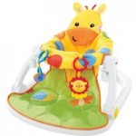 Fisher Price Sit-Me-Up Floor Seat with Tray MultiColoured