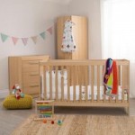 Trio Oak Nursery Furniture Roomset Natural