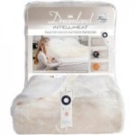 Dreamland Faux Fur Heated Mattress Cover Off-White
