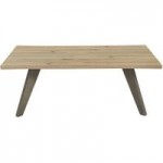 Cadell Aged Oak Coffee Table Brown
