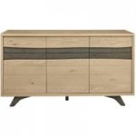 Cadell Aged Wide Sideboard Brown