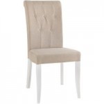 Eaton Two Tone Upholstered Pair of Dining Chairs Sand