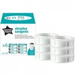 Tommee Tippee Simplee Sangenic 6 Pack of Cassettes Grey