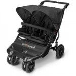 Out n About Little Nipper Double Jet Black Pushchair Black