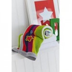 Clair de Lune Brights Pick n Mix Cotton Pram Blanket White, Red, Blue, Purple and Green
