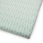 The Little Green Sheep Wild Cotton Organic Rabbit Cot and Cot Bed Fitted Sheet Green