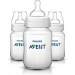 Avent Classic Anti Colic 3 Pack 260ml Bottles Clear