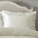 Dorma 300 Thread Count 100% Cotton Percale Plain Cream Oxford Pillowcase Cream (Natural)