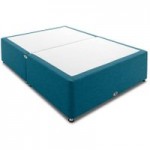 Victoria Teal Platform Top Divan Base Teal (Blue)