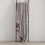 Seriously Soft 220cm x 220cm Throw Grey