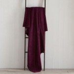 Seriously Soft 220cm x 220cm Throw Plum Purple