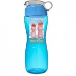 Sistema 645ml Hourglass Water Bottle Assorted Colours Multi Coloured