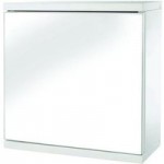 Simplicity Mirrored Cabinet White