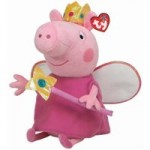 Ty Peppa Pig Princess Medium Buddy 26cm Plush Pink