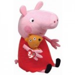 Ty Large Peppa Pig 38cm Plush Red/Pink