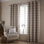 Balmoral Natural Eyelet Curtains Natural