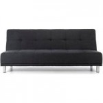 Duke Fabric Sofa Bed Black