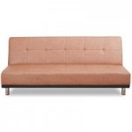 Duke Faux Leather Sofa Bed Brown