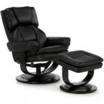 Vardo Swivel Recliner Chair Black