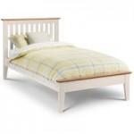 Salerno Two Tone Ivory Wooden Bed Frame Cream