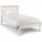 Salerno White Wooden Bed Frame White